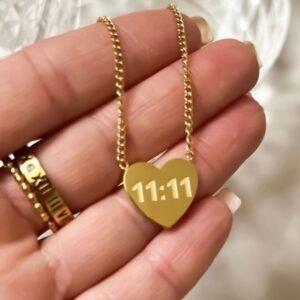 11:11 Heart Necklace