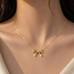 Bow Necklace