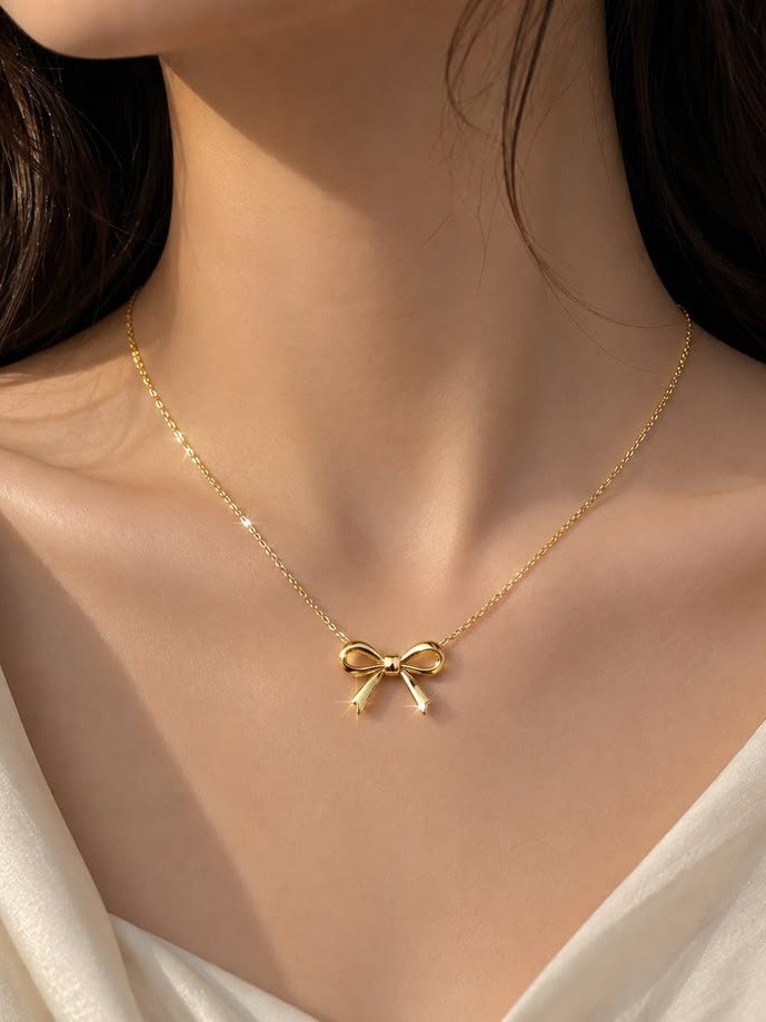 Bow Necklace