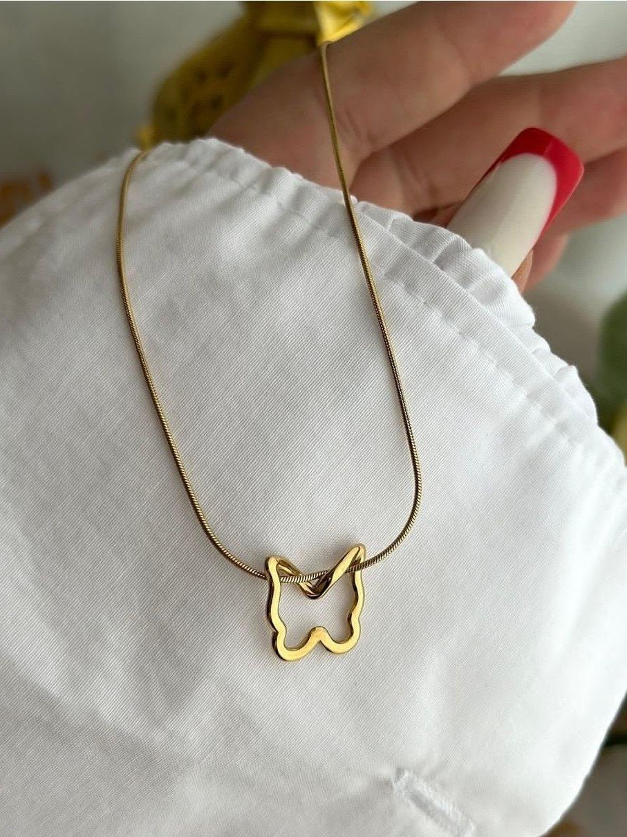 Twisted Butterfly Necklace