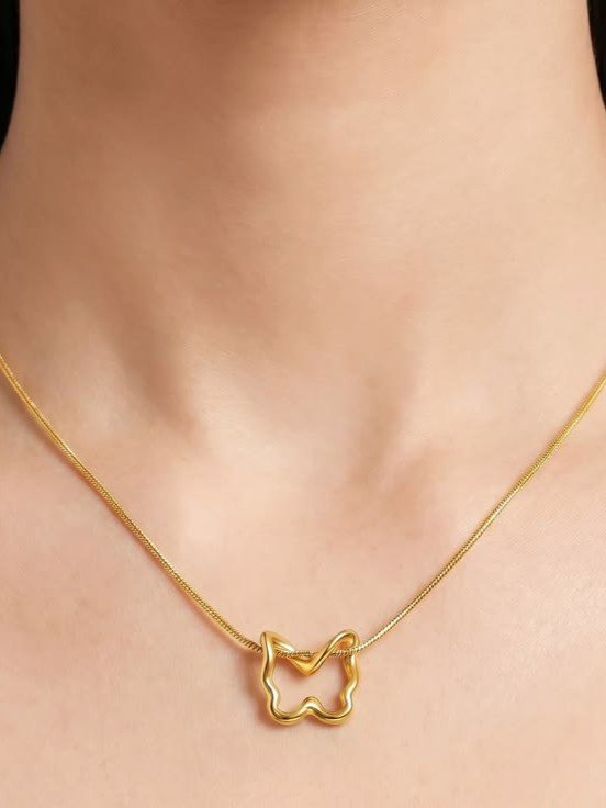 Twisted Butterfly Necklace