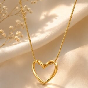 Twisted Heart Necklace