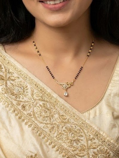 Leaf Stone Mangalsutra