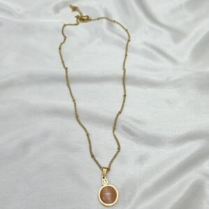 Pink Moonstone Necklace