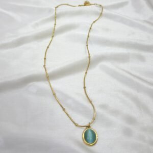 Blue Moonstone Necklace