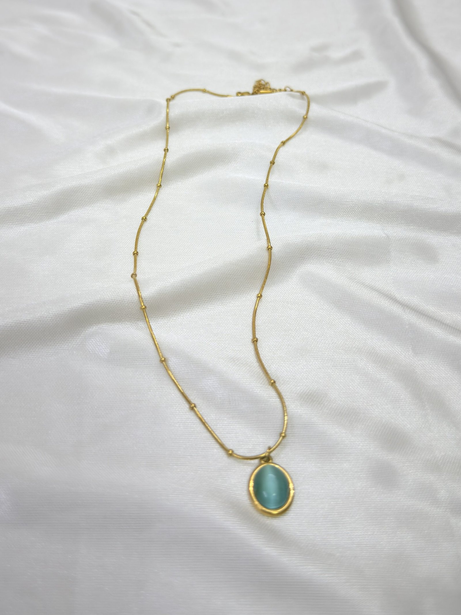 Blue Moonstone Necklace